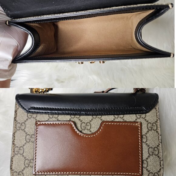 Authentic Gucci Small GG Supreme Padlock Bag - Picture 10 of 17